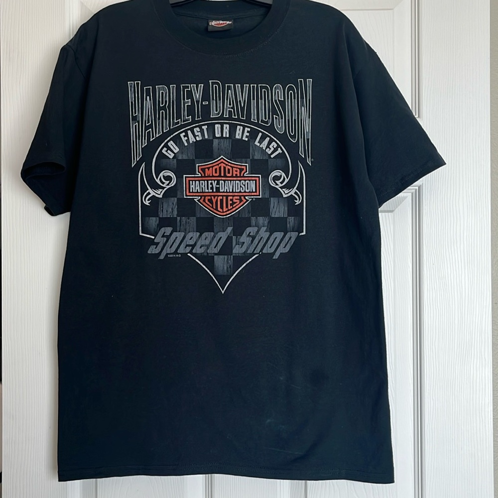 Black Harley-Davidson SS tee, size medium